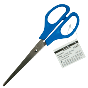 Ножиці офісні 18 см Jobmax, блакитні - фото 1