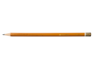 Олівець графітовий Buromax Professional 2B, жовтий, без гумки - фото 1