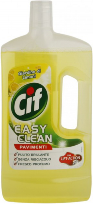 Засіб миючий для підлоги CIF, лимонна свіжість, 1000 мл. - фото 1