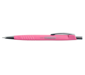 Олівець механiчний, Buromax CHIC, 0.5 мм, тригранний, рожевий - фото 1