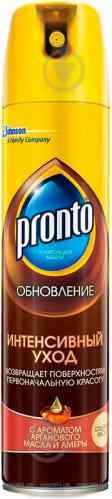 Поліроль для меблів Pronto аерозоль, 250 мл, арганова олія та амбра - фото 1