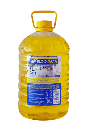 Засіб миючий для підлоги Buroclean EuroStandart, лимон, 5 л. - фото 1