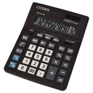 Калькулятор Citizen CDB1201-BK, 204x155x32мм, 12 разрядный, 2 источника питания	  - фото 1