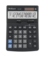 Калькулятор Brilliant BS-222N, 123х171х31мм, 12-разрядный, 2 источника питания - фото 1