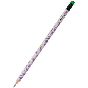 Олівець графітовий НВ, з гумкою,  Axent Lavender 9009 - фото 1