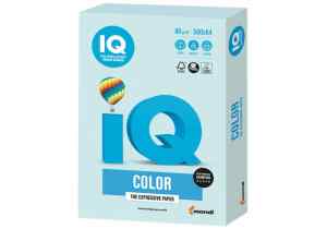 Бумага цветная IQ Color Pastel А4,80 г/м2, голубой (blue) BL29, 500 л. - фото 1