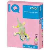 Бумага цветная IQ Color Pastel А4,80 г/м2, розовый (pink) PI25, 500 л. - фото 1