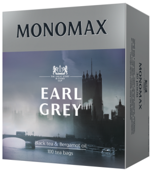 Чай чорний 100 пак, Earl Grey Мonomax - фото 1