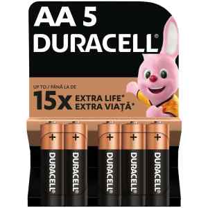 Батарейка АА, Duracell LR6, 4 шт.+1 шт. - фото 1