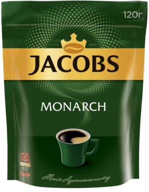 Кофе растворимый Jacobs Monarch, 120 г мягкая упаковка - фото 1