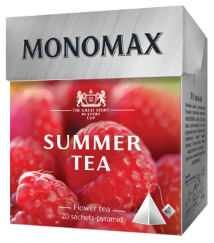 Чай бленд квіткового і фруктового 20 пак, Summer Tea Мономах  - фото 1