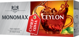 Чай чорний 25 пак, Ceylon Tea Monomax - фото 1