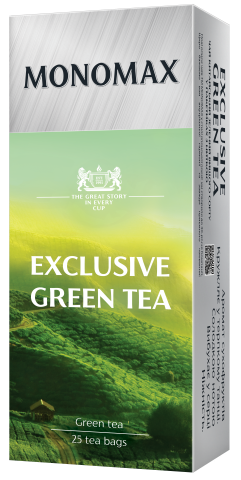 Чай зелений 25 пак, Exclusive Green Tea Мономах  - фото 1