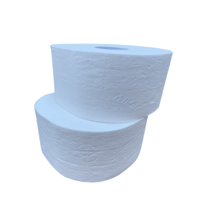 Туалетний папір Кохавинська Папірня Джамбо, білий, двошаровий, 100 м - фото 1