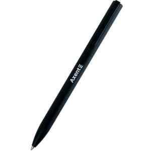 Ручка шариковая поворотный корпус Axent Partner 0.7 мм, металлическая черная, пишет синим - фото 1
