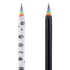 Олівець графітовий HB з гумкою Yes ECO Black and White, 2 дизайна - фото 1