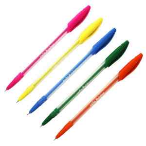 Ручка масляная Cello Rainbow 1мм, синяя - фото 1