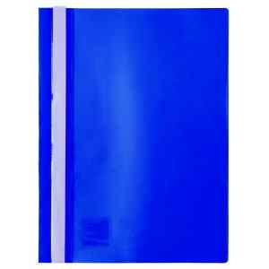 Швидкозшивач А4, Axent  прозора верхня обкладинка, синій - фото 1