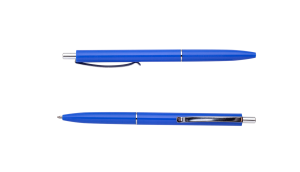 Ручка кулькова автоматична Buromax 8239, 1,0 мм, синій корпус, пише синім - фото 1