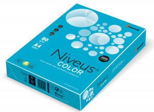  Бумага цветная Niveus Intensive А4, 80 г/м2, синяя, 500 л  - фото 1