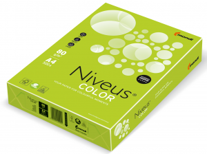  Бумага цветная Niveus Intensive А4, 80 г/м2, лайм, 500 л  - фото 1
