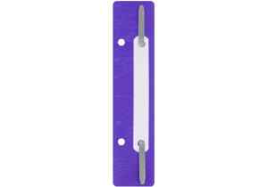 Додатковий швидкозшивач пластиковий Economix, 20 шт/уп.,фіолетовий - фото 1