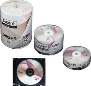 Диск Axent DVD+R 4,7GB/120 min 16x, bulk, 50 шт. - фото 1