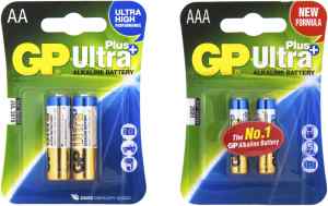 Батарейки GP Ultra Plus LR6, АА, 2 шт., блистер - фото 1