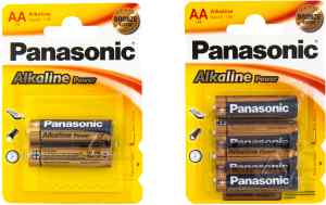 Батарейка АА, Panasonic Alkaline Power LR6, 4 шт. - фото 1
