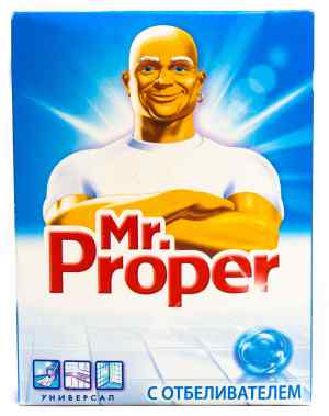 Чистящий порошок Mr.Proper с отбеливателем, 400 гр - фото 1