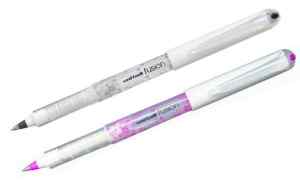 Ручка ролерна Uni Fusion UB-161, 0,4 мм, розова - фото 1