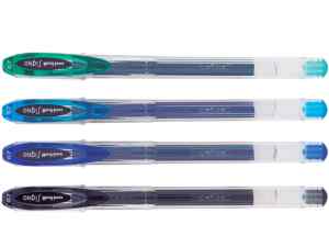 Ручка гелева Uni Signo UM-120, 0,4 мм синя - фото 1