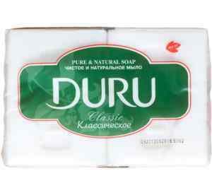 Мило господарське Duru Clean s White, вага 2 х 125 гр - фото 1