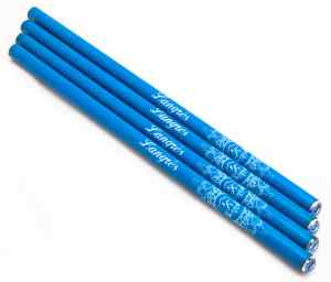 Олівець графітовий НВ, без гумки, Langres Diamond,  круглий, блакитний - фото 1