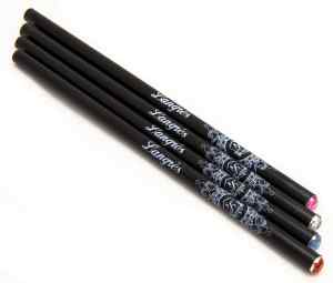 Олівець графітовий НВ, без гумки, Langres Diamond,  круглий, чорний - фото 1